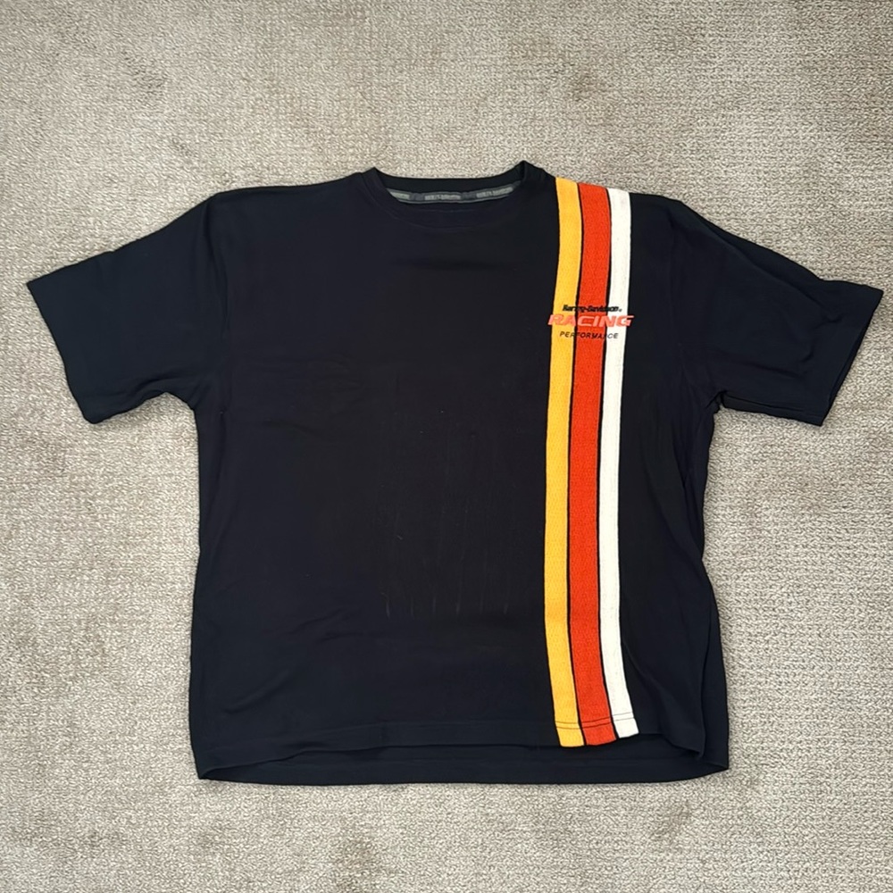Vintage Harley Performance Racing Heavy Cotton Shirt. Size L